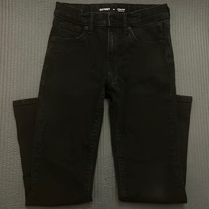 Old Navy Straight Leg Black Jeans Sz 10